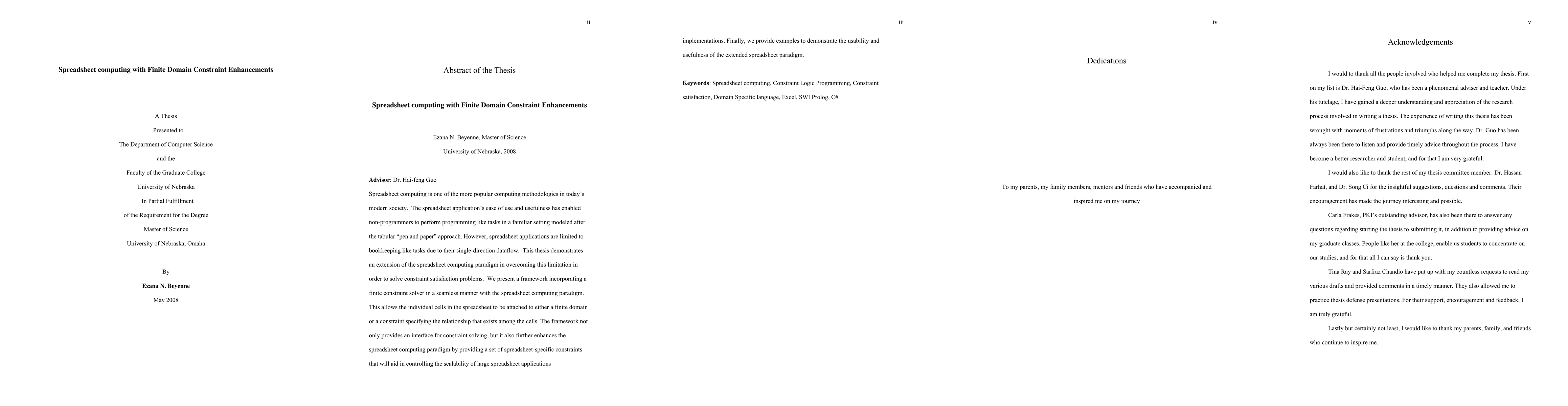 Thumbnail for Spreadsheet computing with Finite Domain Constraint Enhancements