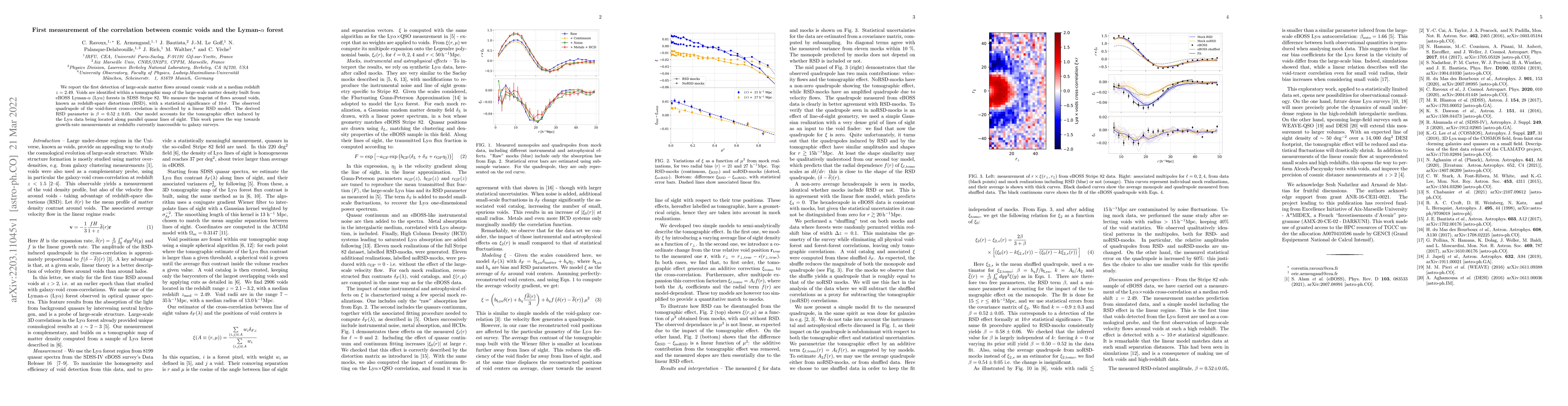 Thumbnail for First measurement of the correlation between cosmic voids and the
  Lyman-$\alpha$ forest