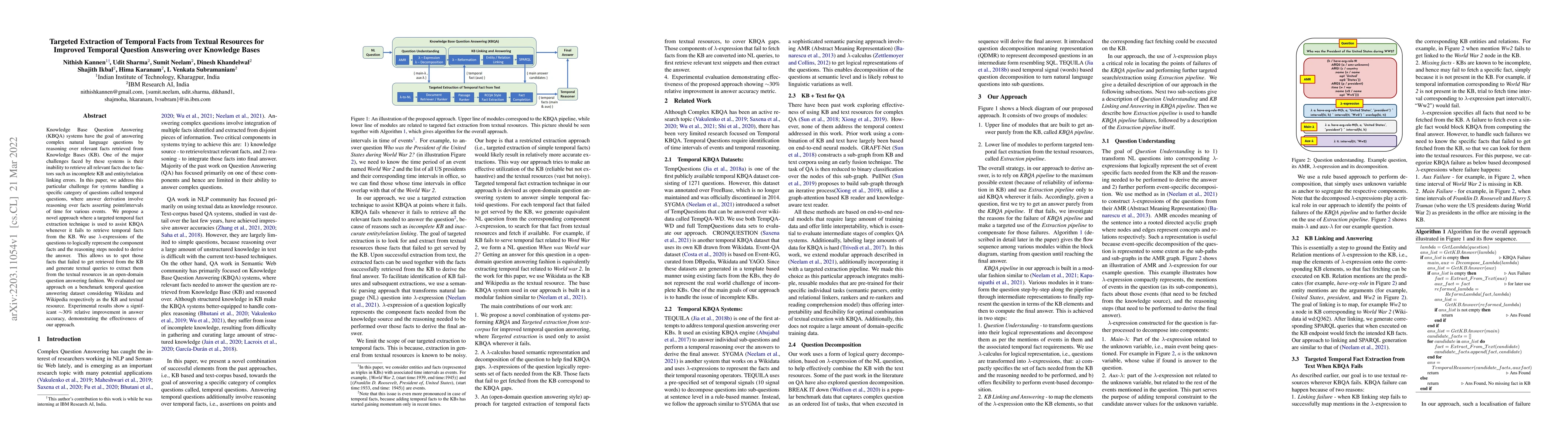 Thumbnail for Targeted Extraction of Temporal Facts from Textual Resources for
  Improved Temporal Question Answering over Knowledge Bases