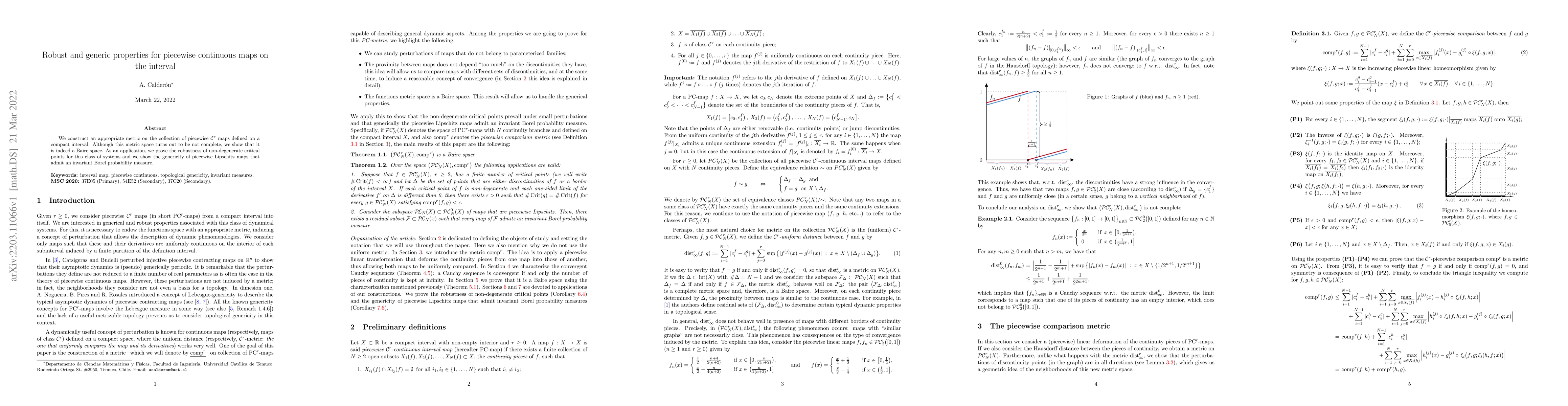 Thumbnail for Robust and generic properties for piecewise continuous maps on the
  interval