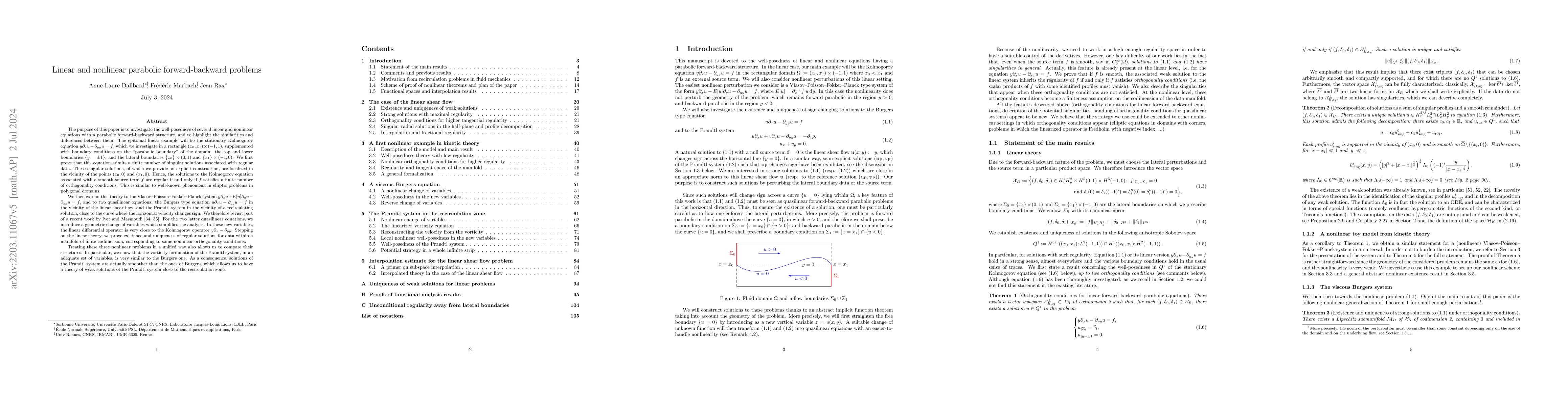 Thumbnail for Linear and nonlinear parabolic forward-backward problems