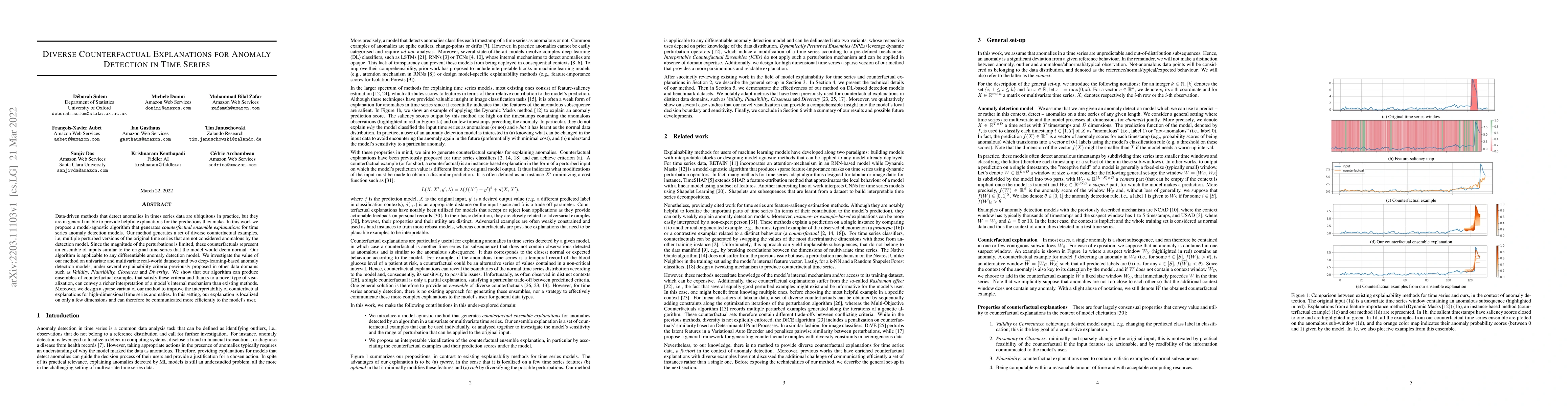 Thumbnail for Diverse Counterfactual Explanations for Anomaly Detection in Time Series