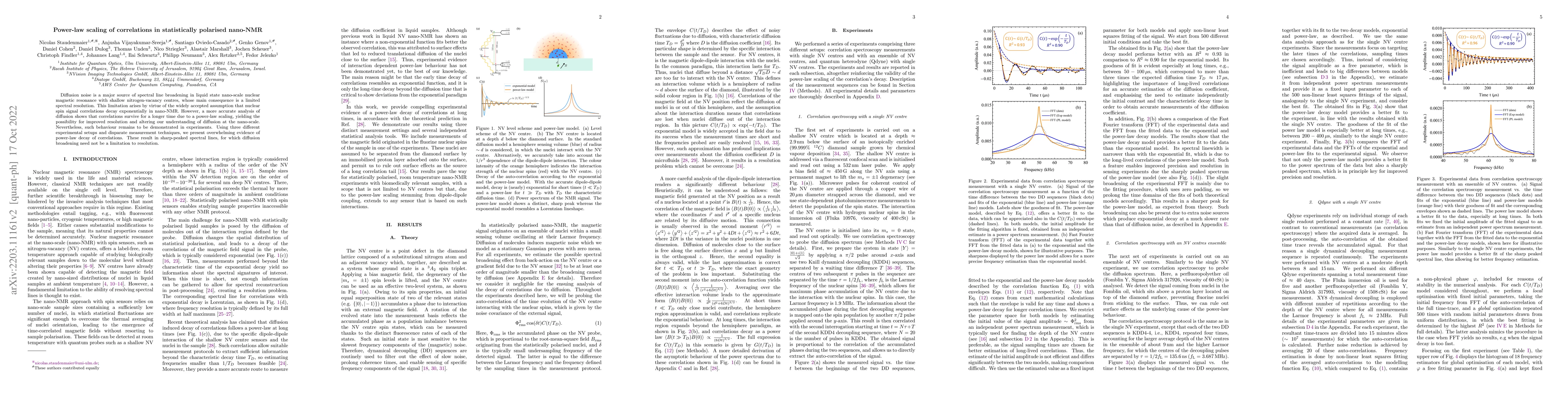 Thumbnail for Power-law scaling of correlations in statistically polarised nano-NMR