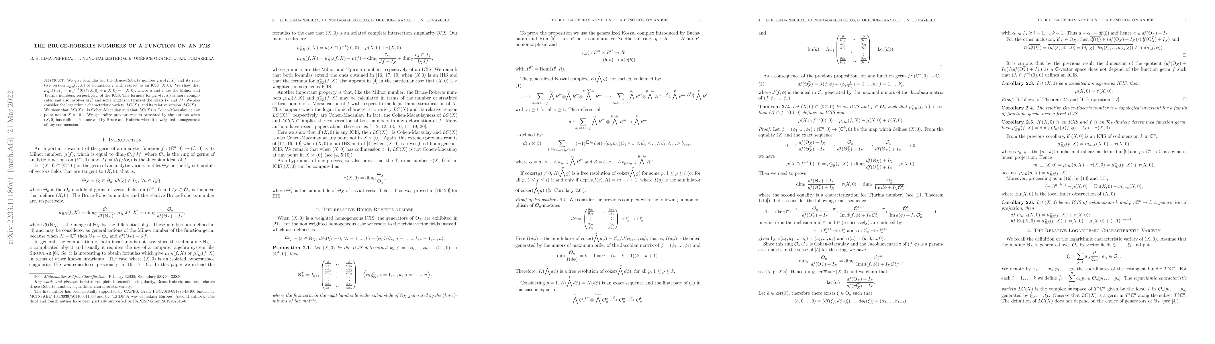 Thumbnail for The Bruce-Roberts Numbers of a Function on an ICIS