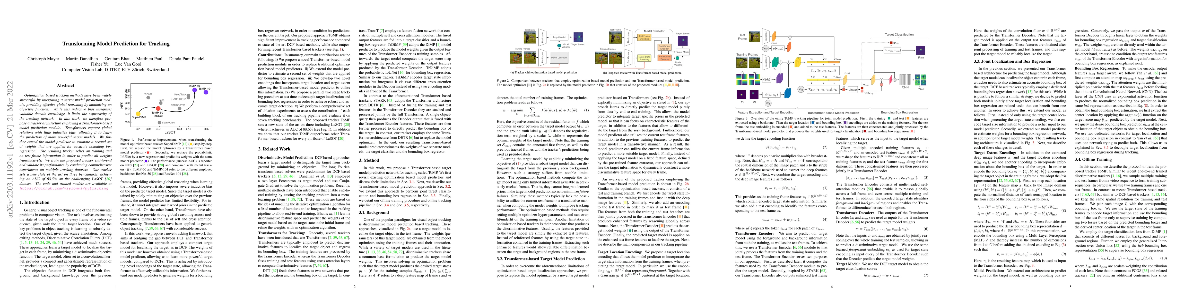 Thumbnail for Transforming Model Prediction for Tracking