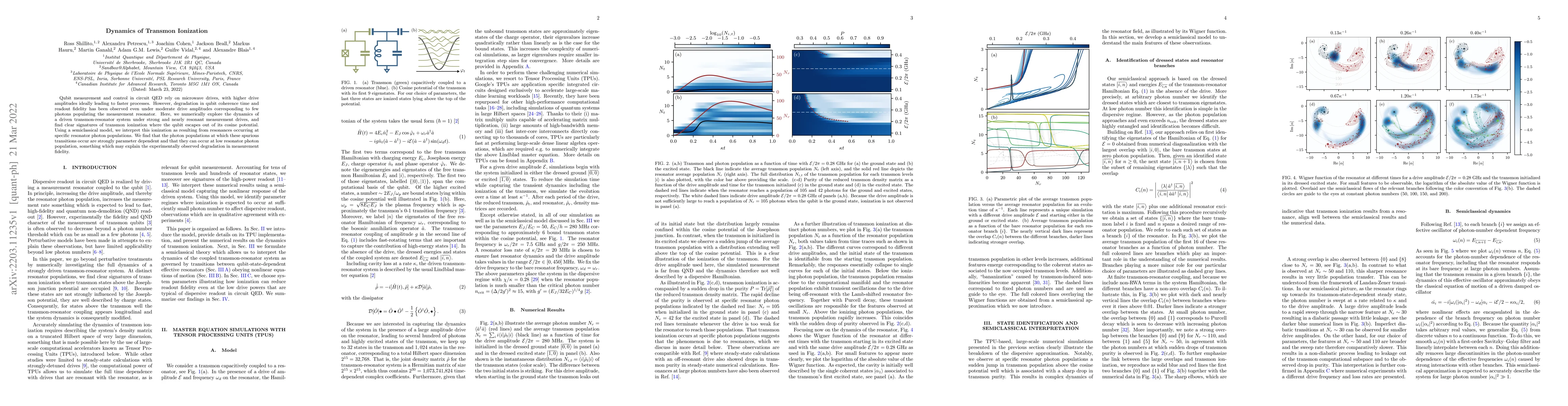 Thumbnail for Dynamics of Transmon Ionization