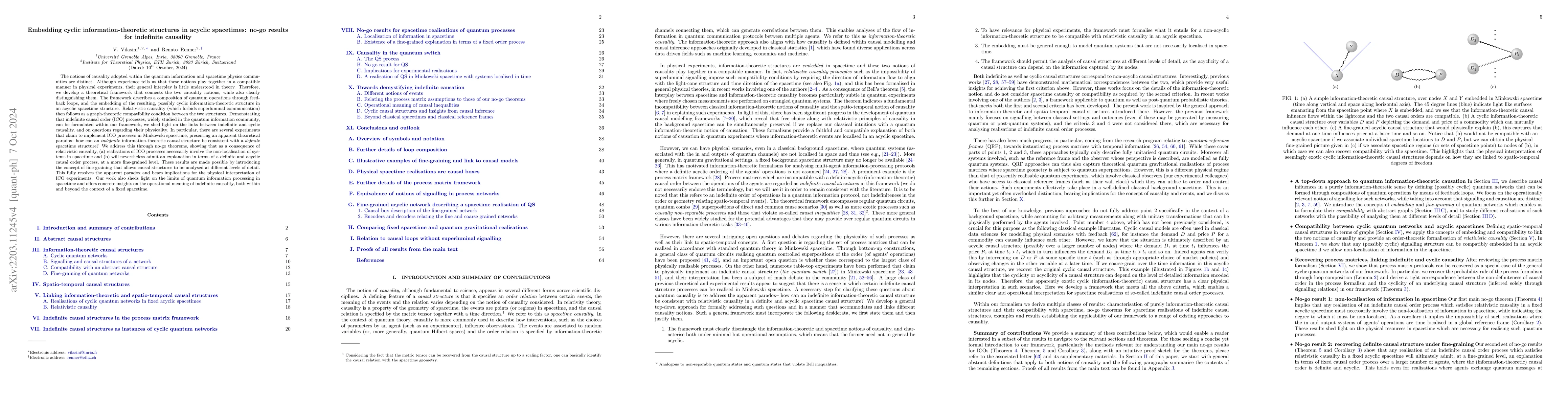 Thumbnail for Embedding cyclic causal structures in acyclic space-times: no-go results
  for indefinite causality