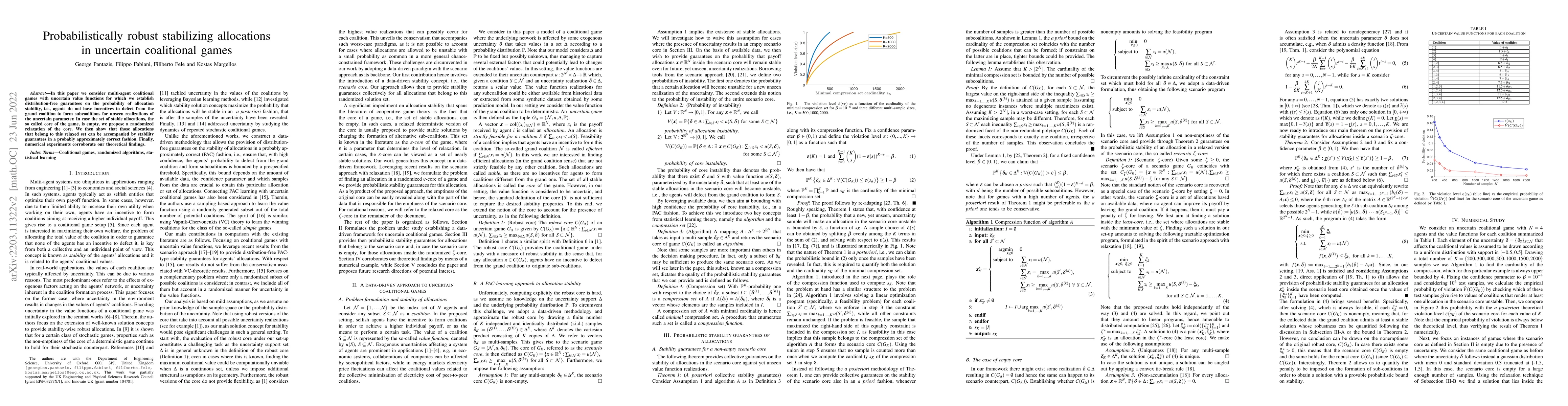 Thumbnail for Probabilistically robust stabilizing allocations in uncertain
  coalitional games