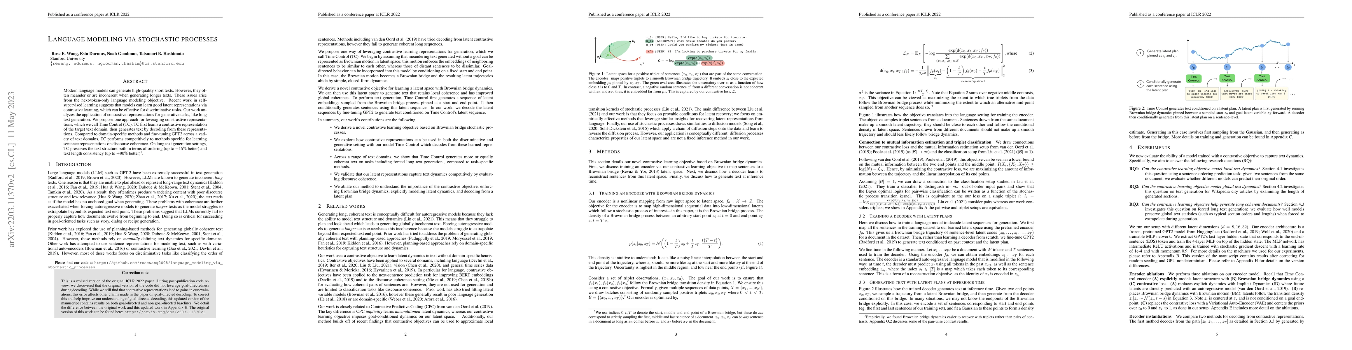 Thumbnail for Language modeling via stochastic processes