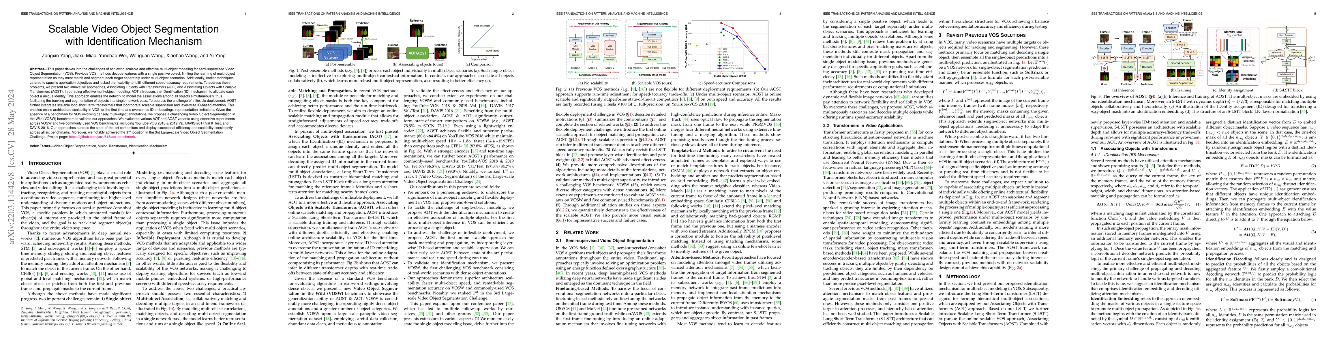 Thumbnail for Scalable Video Object Segmentation with Identification Mechanism