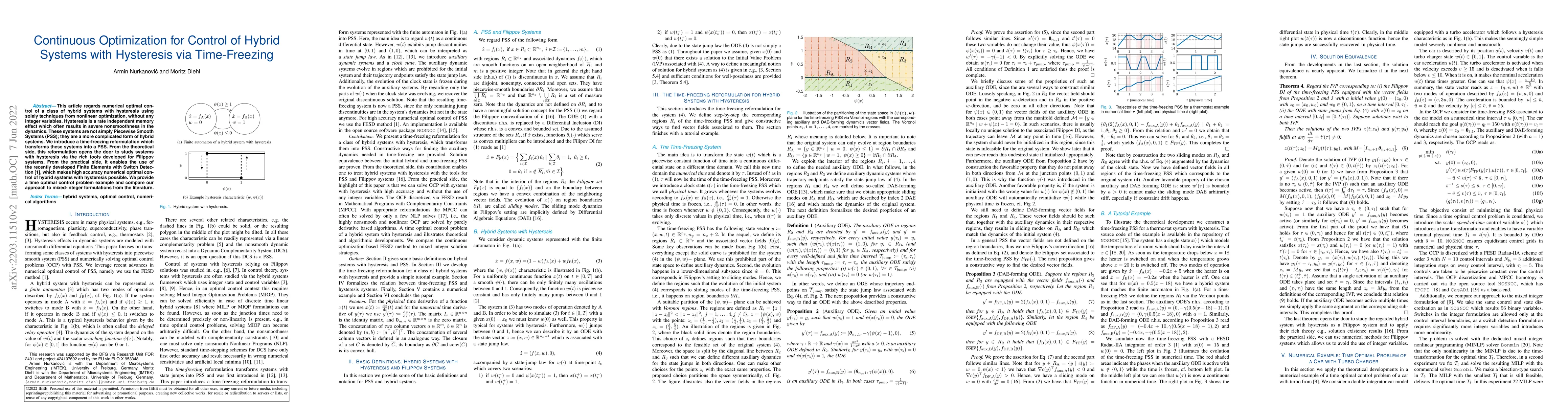 Thumbnail for Continuous Optimization for Control of Hybrid Systems with Hysteresis
  via Time-Freezing