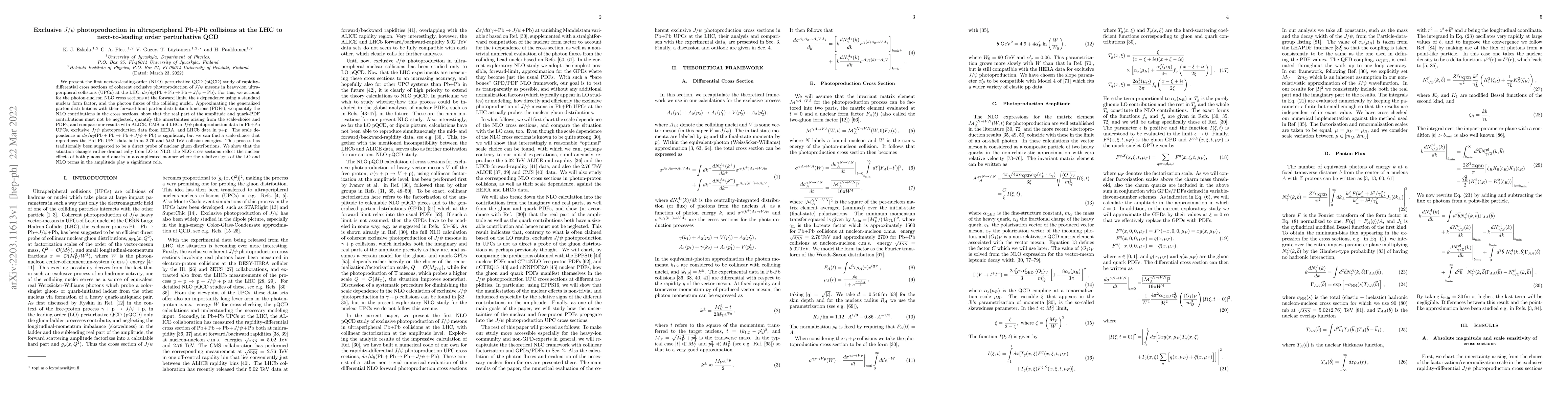 Thumbnail for Exclusive $J/\psi$ photoproduction in ultraperipheral Pb+Pb collisions
  at the LHC to next-to-leading order perturbative QCD