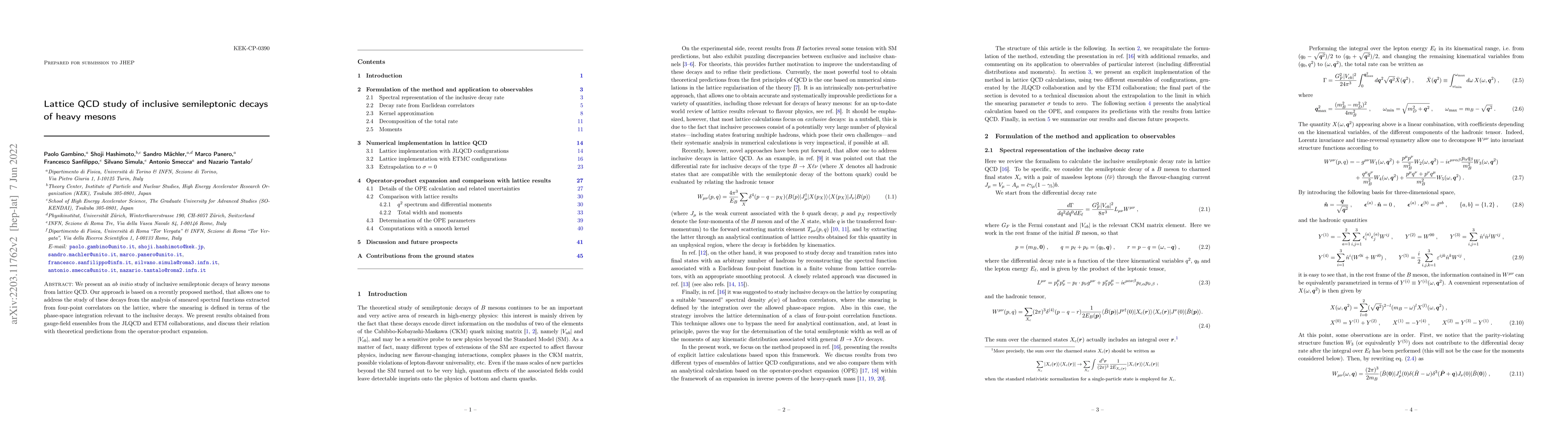 Thumbnail for Lattice QCD study of inclusive semileptonic decays of heavy mesons