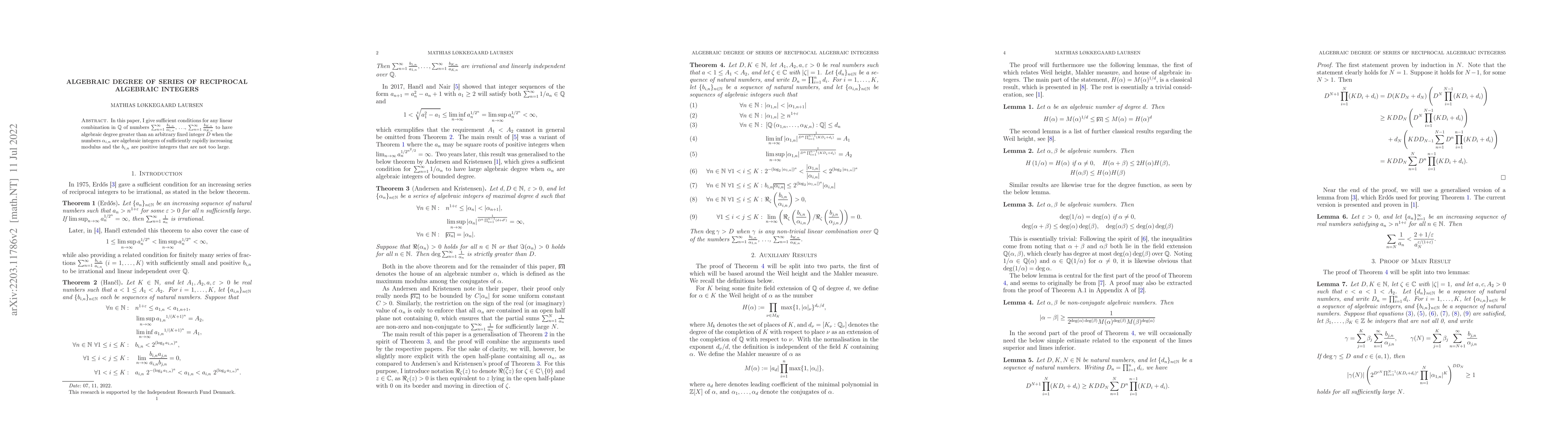 Thumbnail for Algebraic degree of series of reciprocal algebraic integers