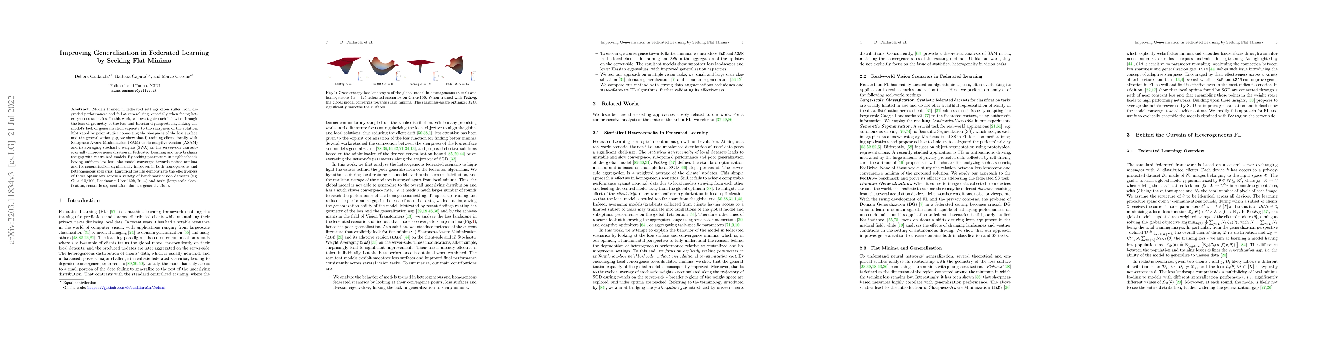 Thumbnail for Improving Generalization in Federated Learning by Seeking Flat Minima