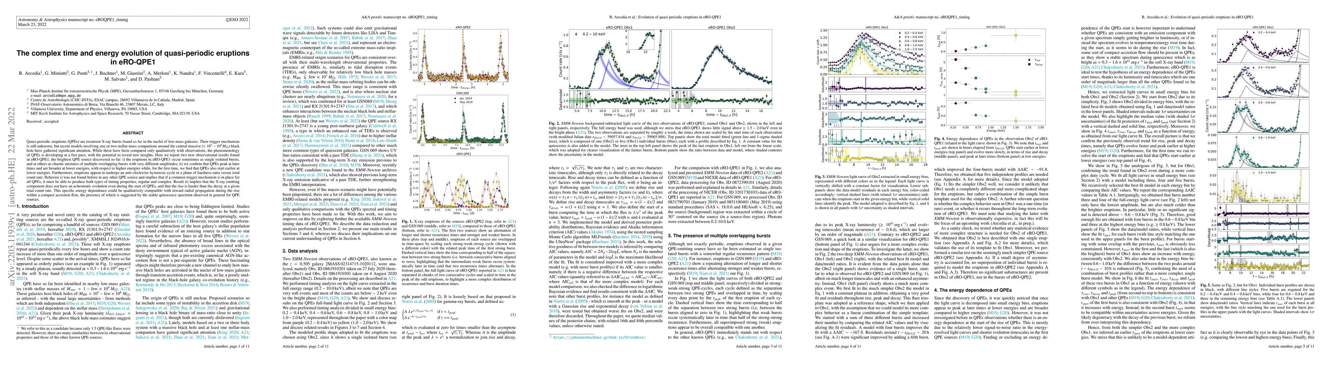 Thumbnail for The complex time and energy evolution of quasi-periodic eruptions in
  eRO-QPE1