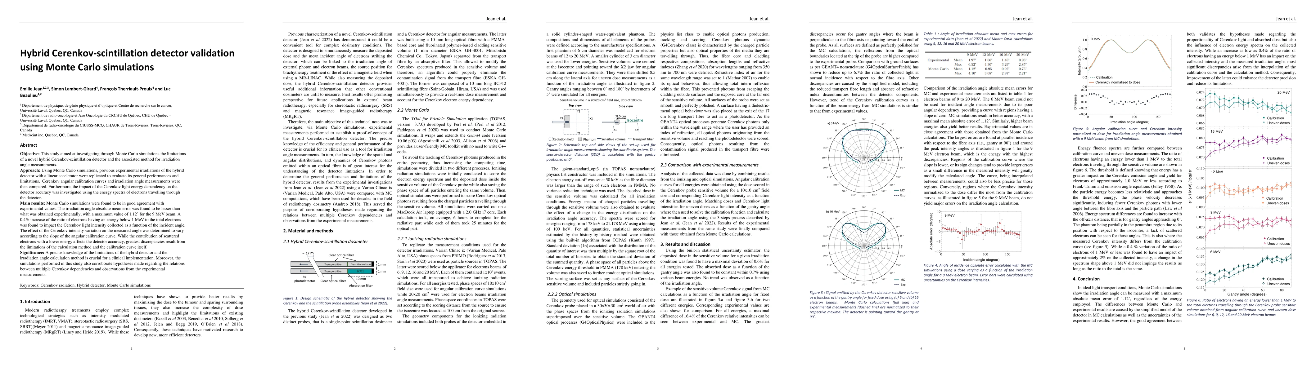 Thumbnail for Hybrid Cerenkov-scintillation detector validation using Monte Carlo
  simulations