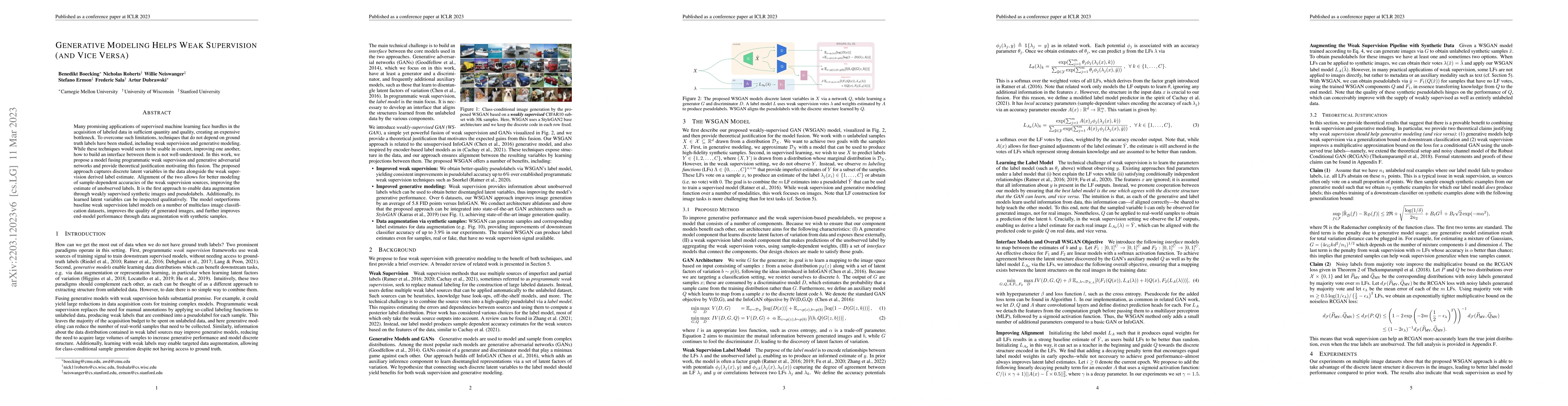Thumbnail for Generative Modeling Helps Weak Supervision (and Vice Versa)