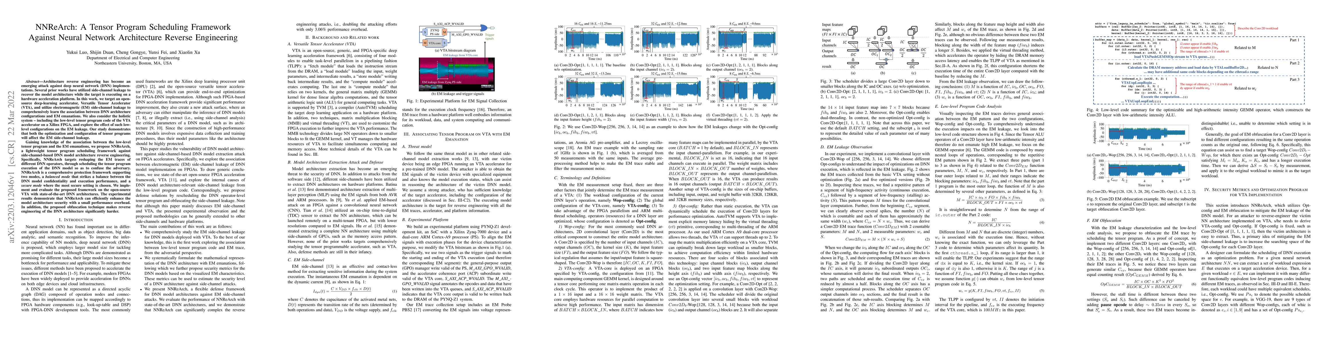 Thumbnail for NNReArch: A Tensor Program Scheduling Framework Against Neural Network
  Architecture Reverse Engineering