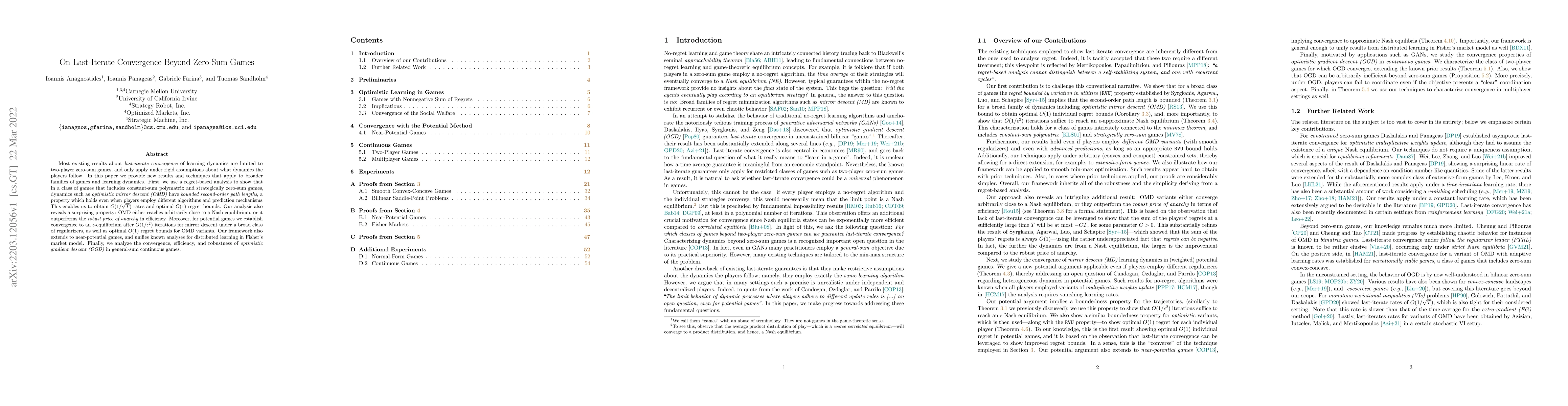 Thumbnail for On Last-Iterate Convergence Beyond Zero-Sum Games