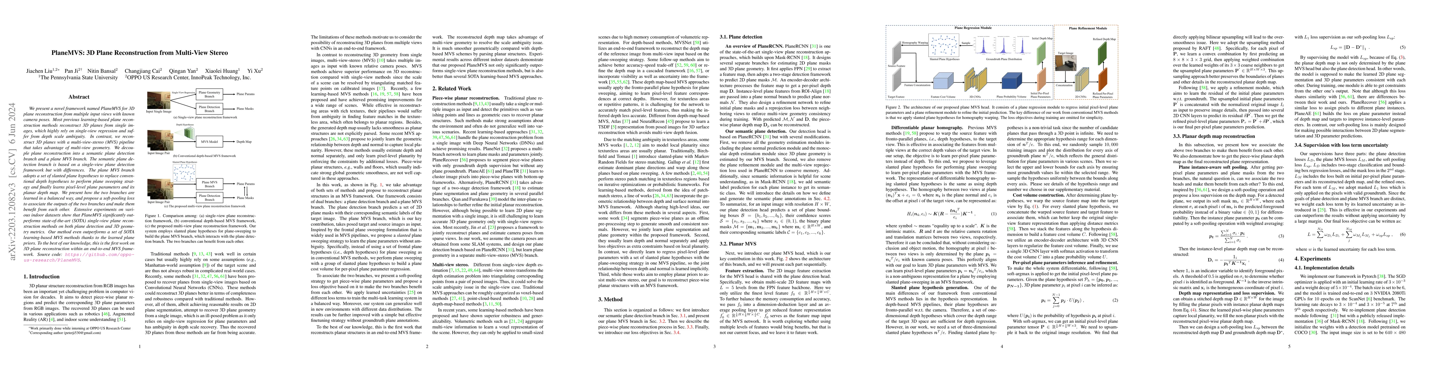 Thumbnail for PlaneMVS: 3D Plane Reconstruction from Multi-View Stereo