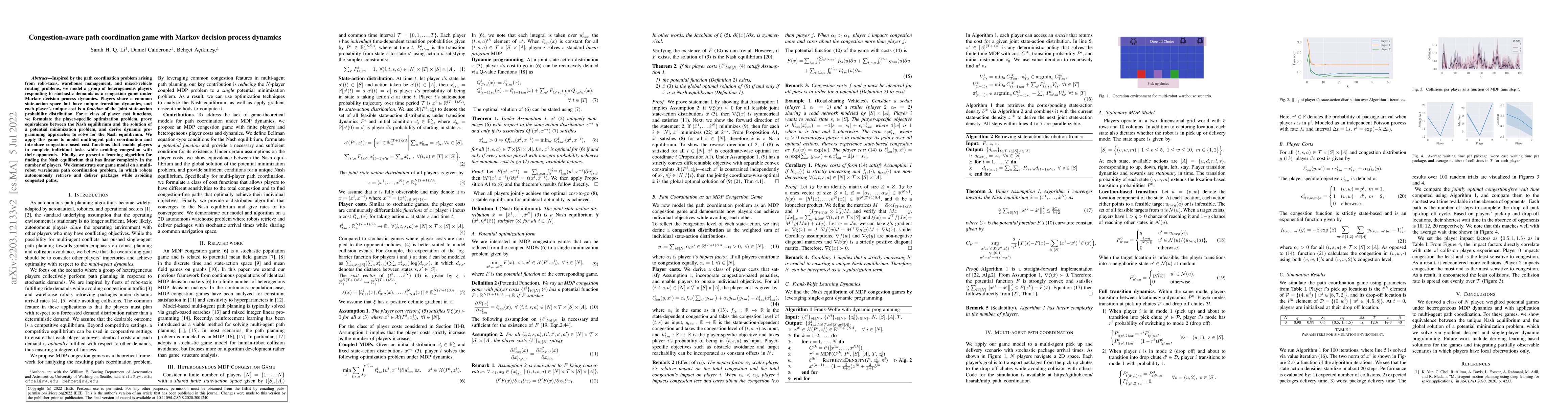 Thumbnail for Congestion-aware path coordination game with Markov decision process
  dynamics