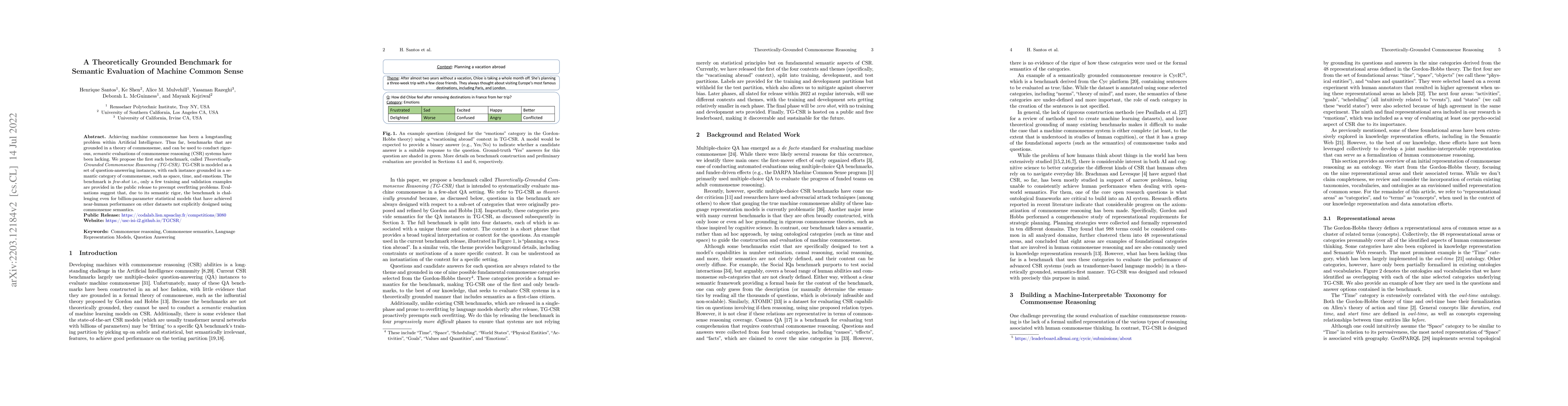 Thumbnail for A Theoretically Grounded Benchmark for Evaluating Machine Commonsense