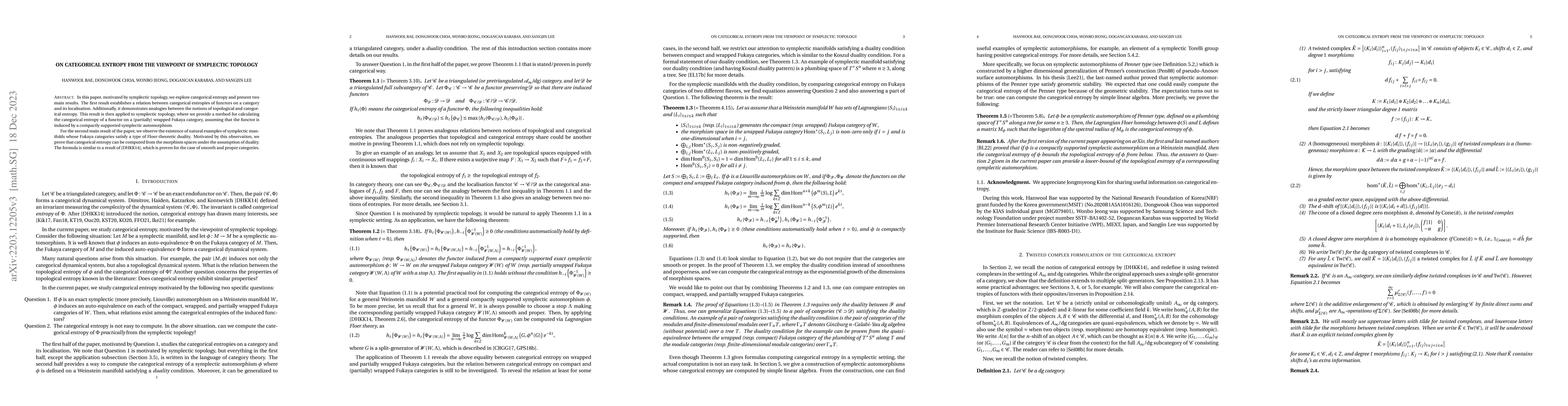 Thumbnail for On Categorical Entropy from the viewpoint of Symplectic Topology