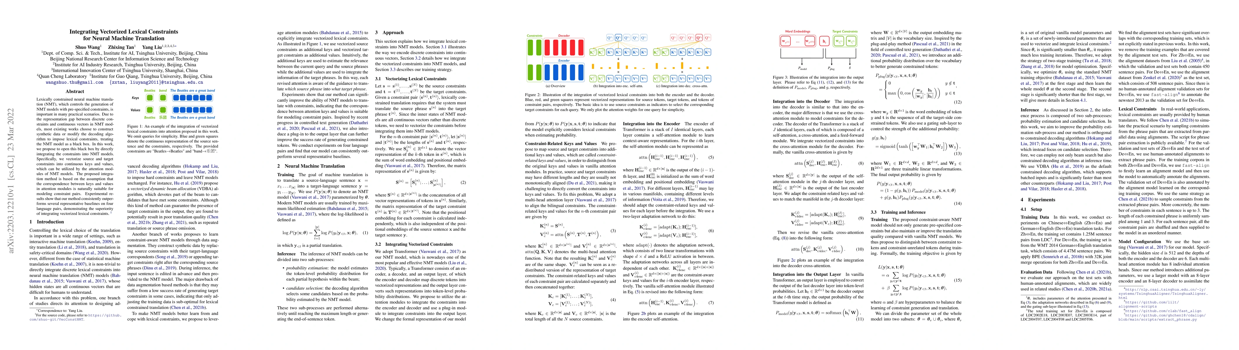 Thumbnail for Integrating Vectorized Lexical Constraints for Neural Machine
  Translation
