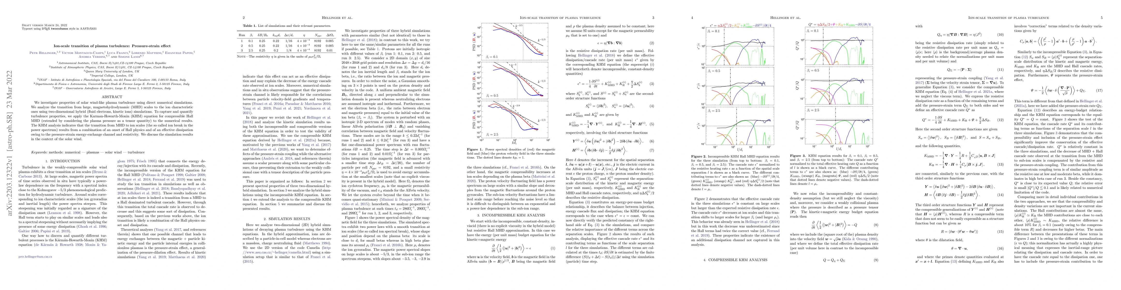 Thumbnail for Ion-scale transition of plasma turbulence: Pressure-strain effect