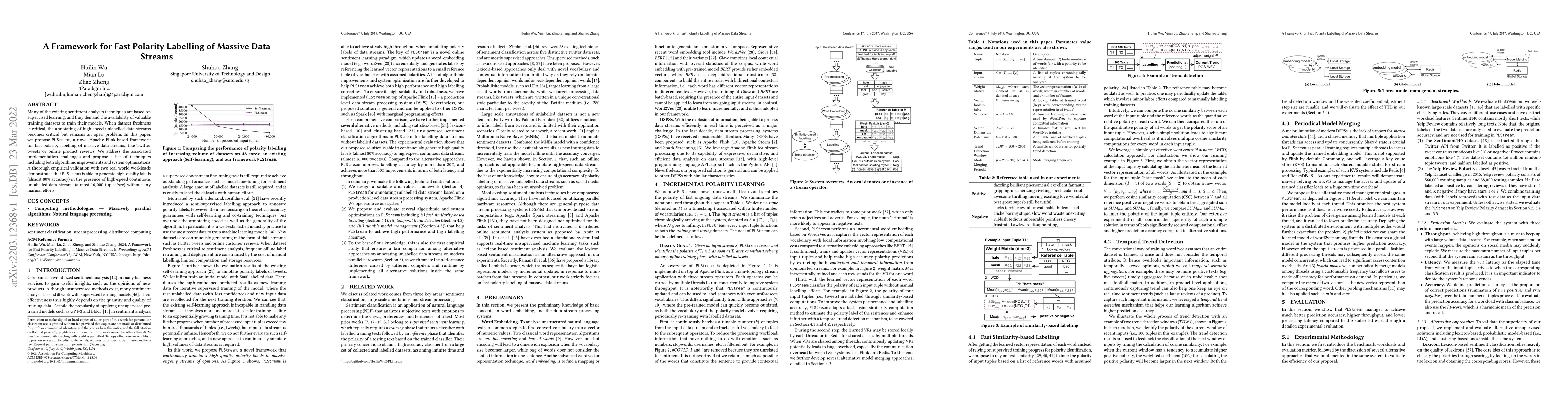 Thumbnail for A Framework for Fast Polarity Labelling of Massive Data Streams