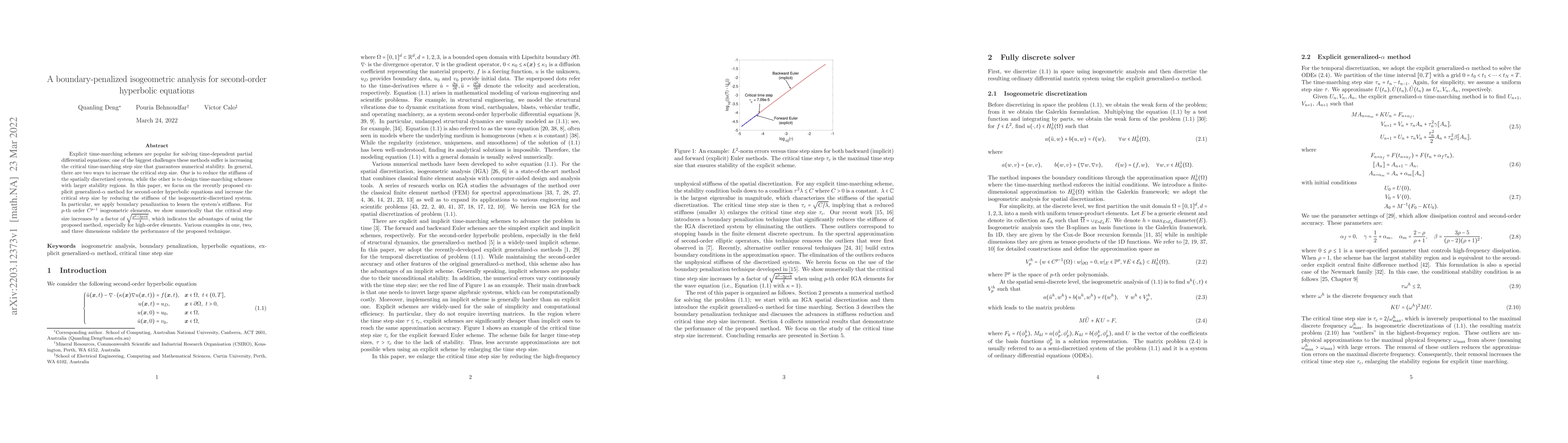 Thumbnail for A boundary-penalized isogeometric analysis for second-order hyperbolic
  equations