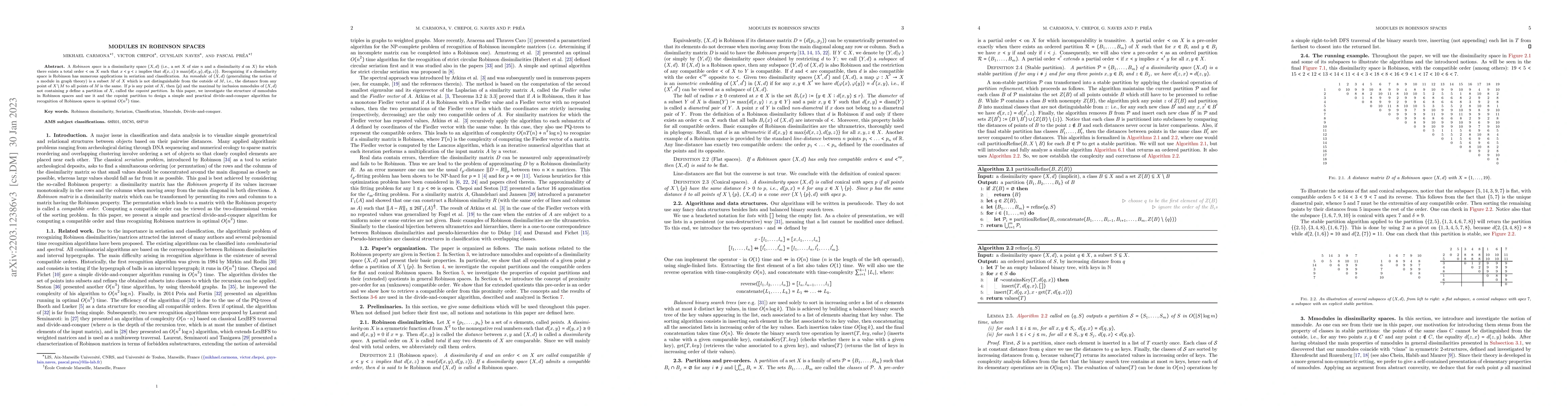 Thumbnail for Modules in Robinson Spaces