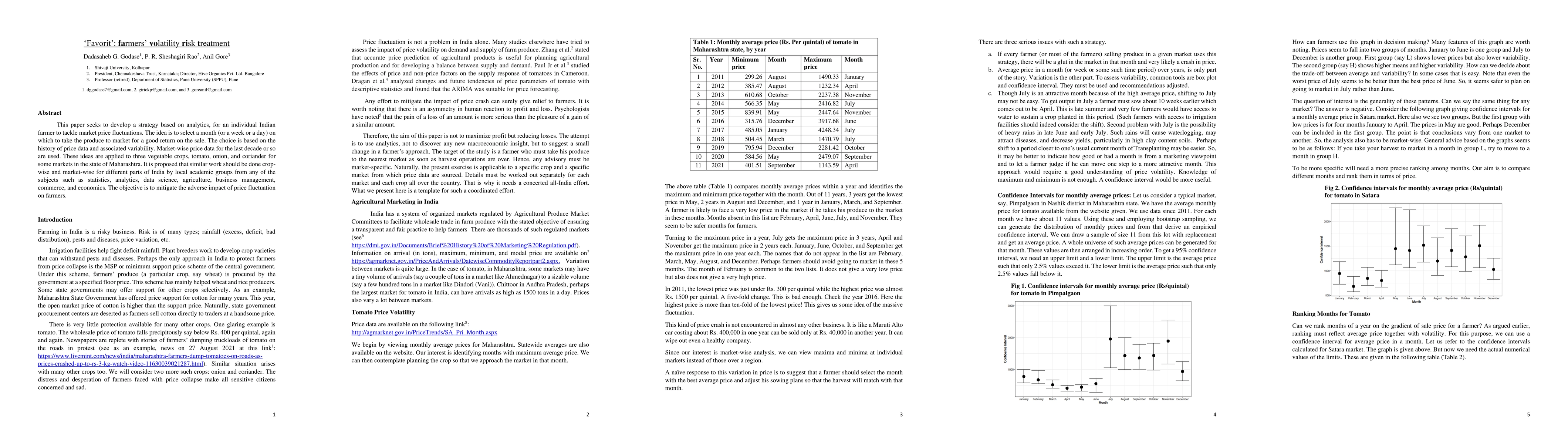 Thumbnail for Favorit: farmers volatility risk treatment