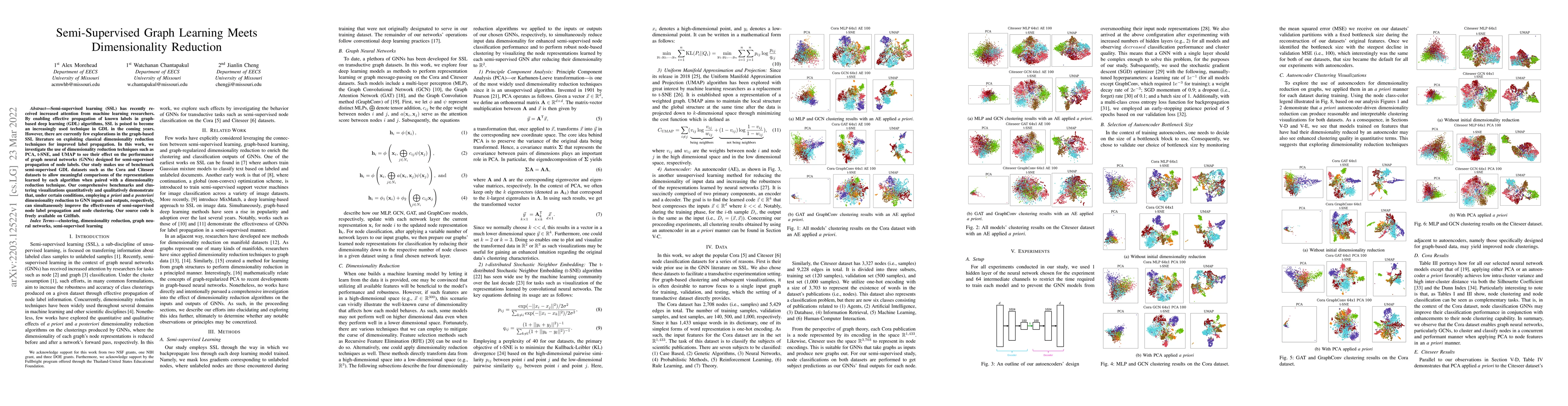 Thumbnail for Semi-Supervised Graph Learning Meets Dimensionality Reduction