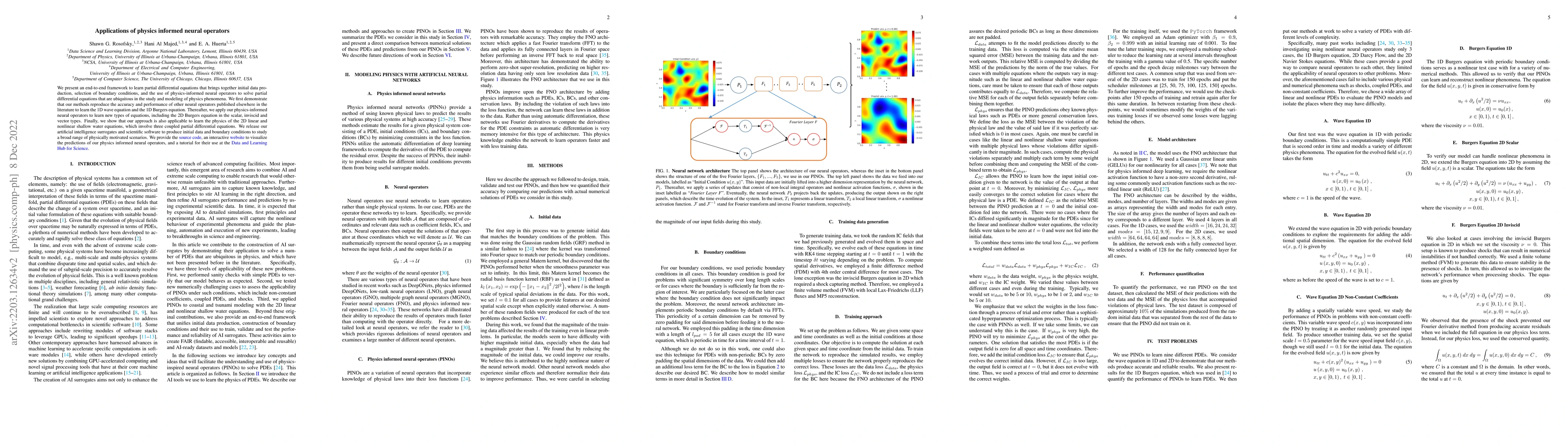 Thumbnail for Applications of physics informed neural operators
