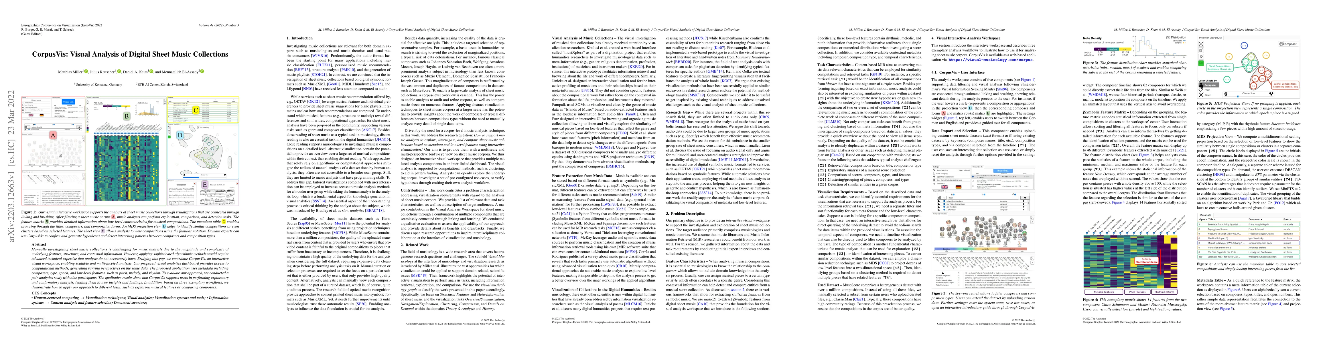 Thumbnail for CorpusVis: Visual Analysis of Digital Sheet Music Collections