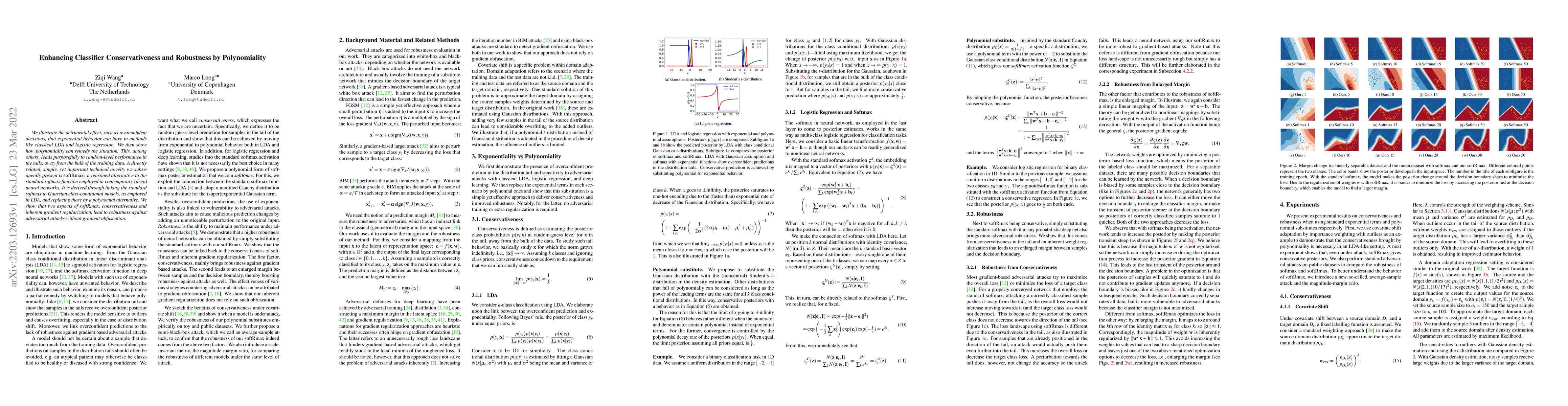 Thumbnail for Enhancing Classifier Conservativeness and Robustness by Polynomiality