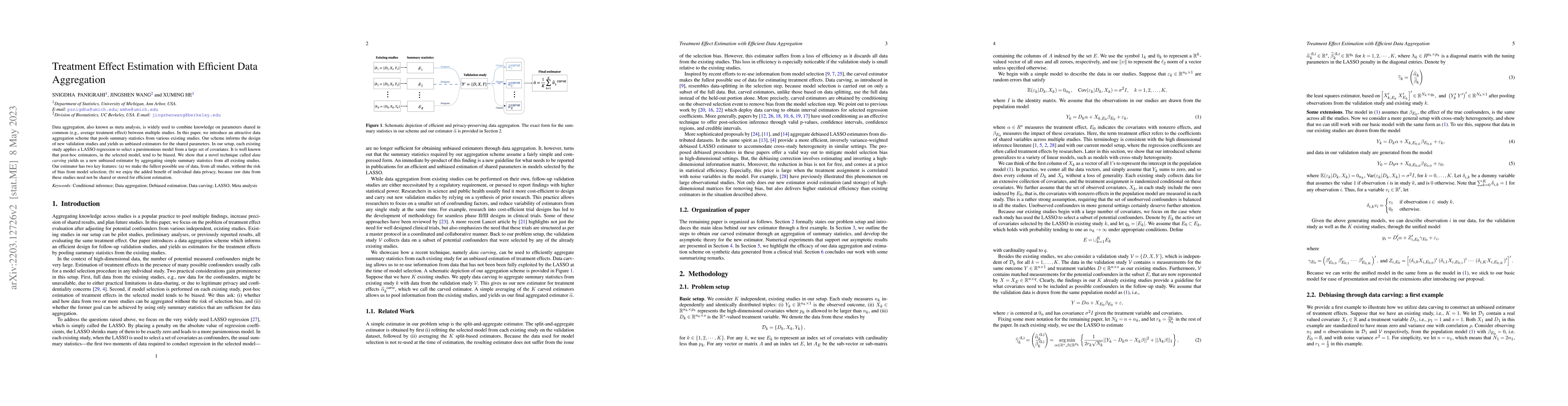 Thumbnail for Treatment Effect Estimation with Efficient Data Aggregation