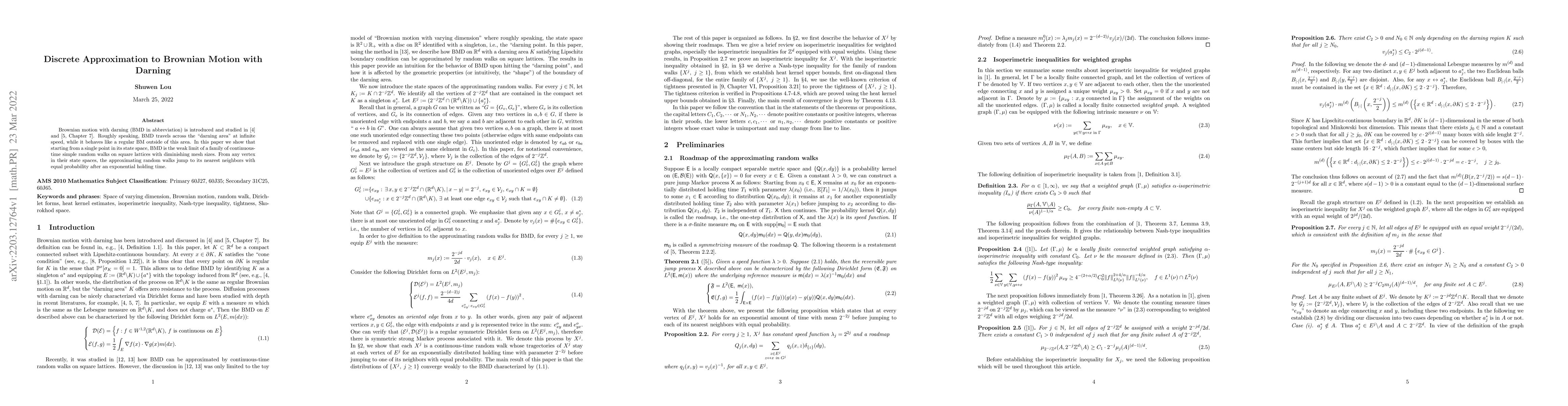 Thumbnail for Discrete Approximation to Brownian Motion with Darning