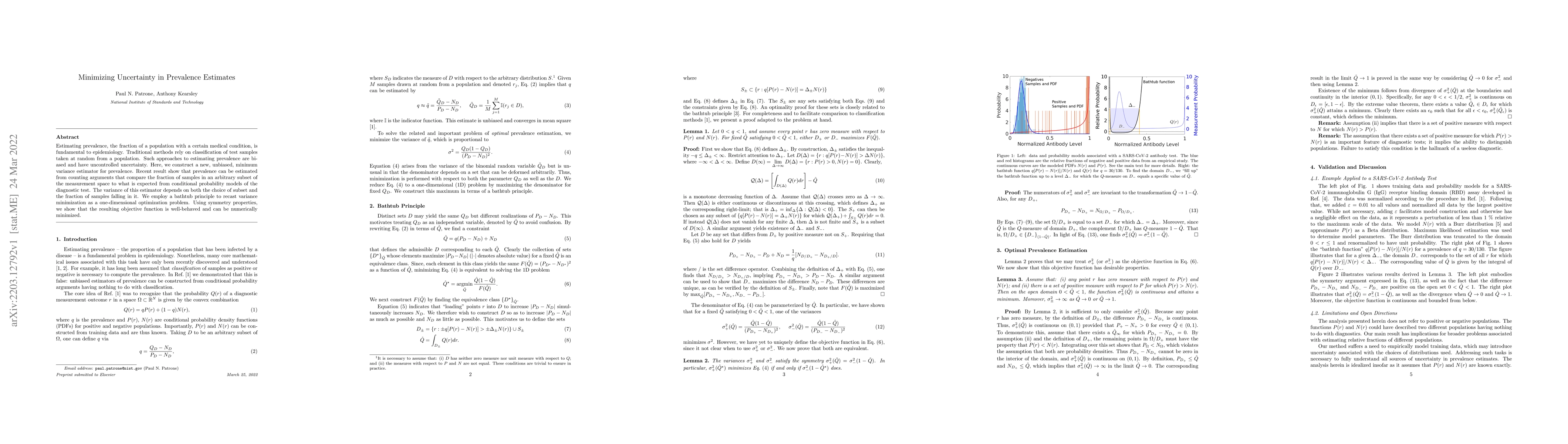 Thumbnail for Minimizing Uncertainty in Prevalence Estimates