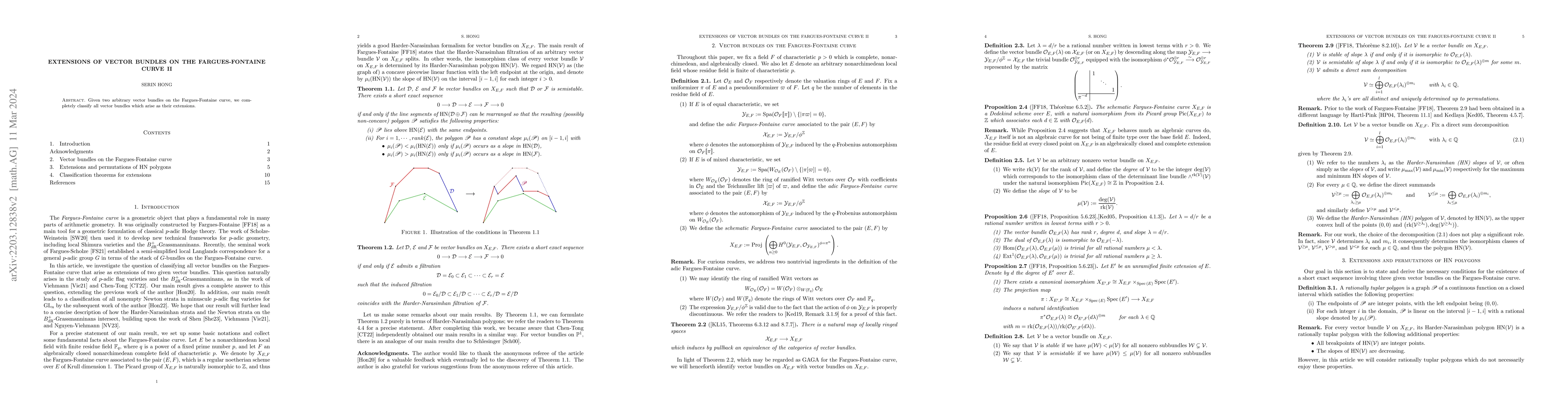 Thumbnail for Extensions of vector bundles on the Fargues-Fontaine curve II