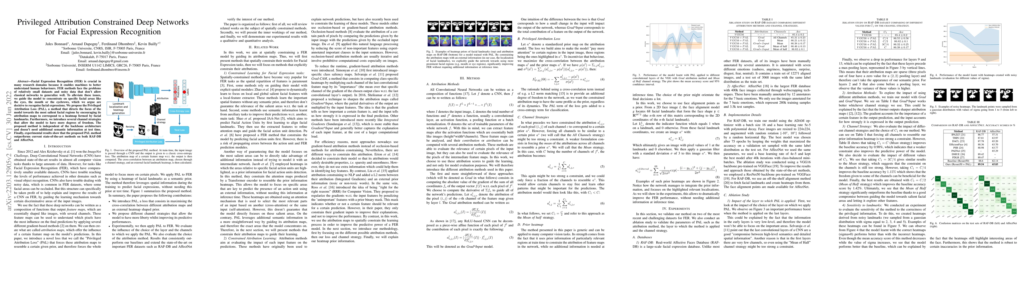 Thumbnail for Privileged Attribution Constrained Deep Networks for Facial Expression
  Recognition