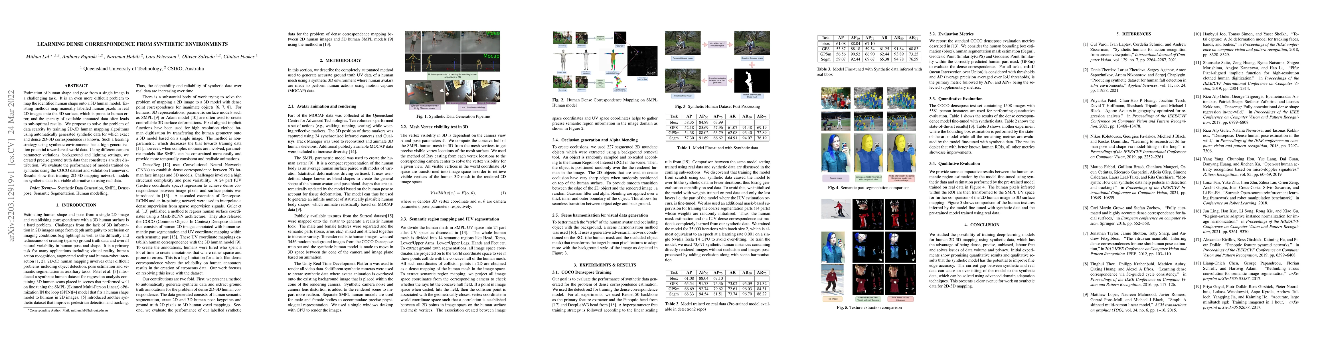 Thumbnail for Learning Dense Correspondence from Synthetic Environments
