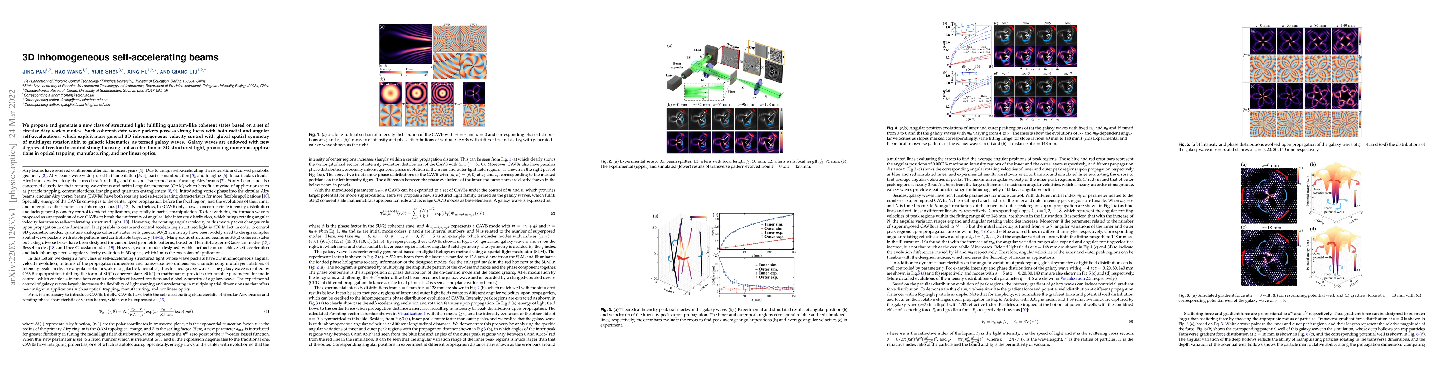 Thumbnail for 3D inhomogeneous self-accelerating beams