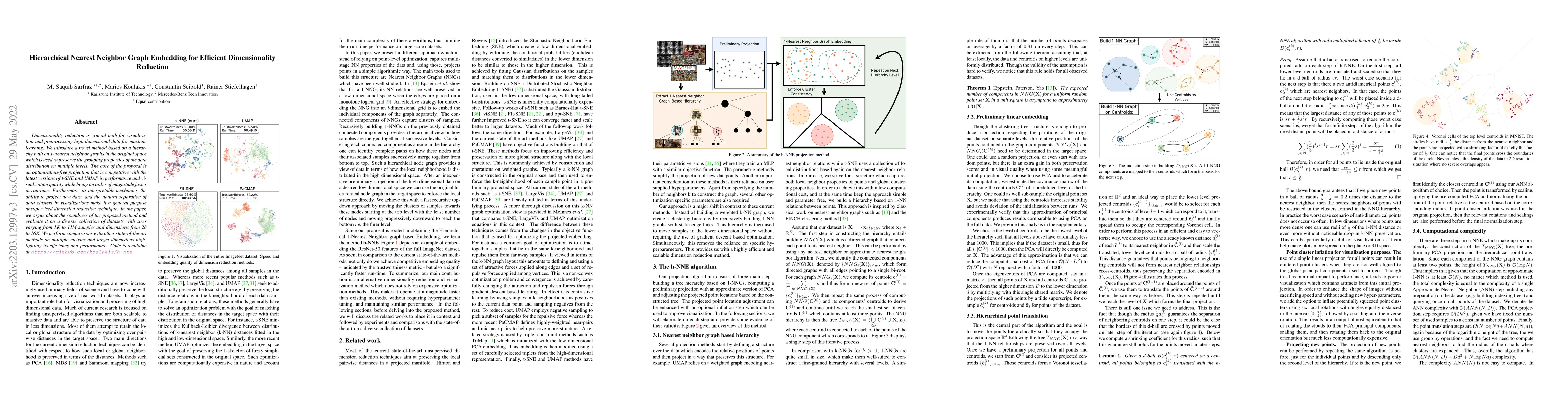 Thumbnail for Hierarchical Nearest Neighbor Graph Embedding for Efficient
  Dimensionality Reduction