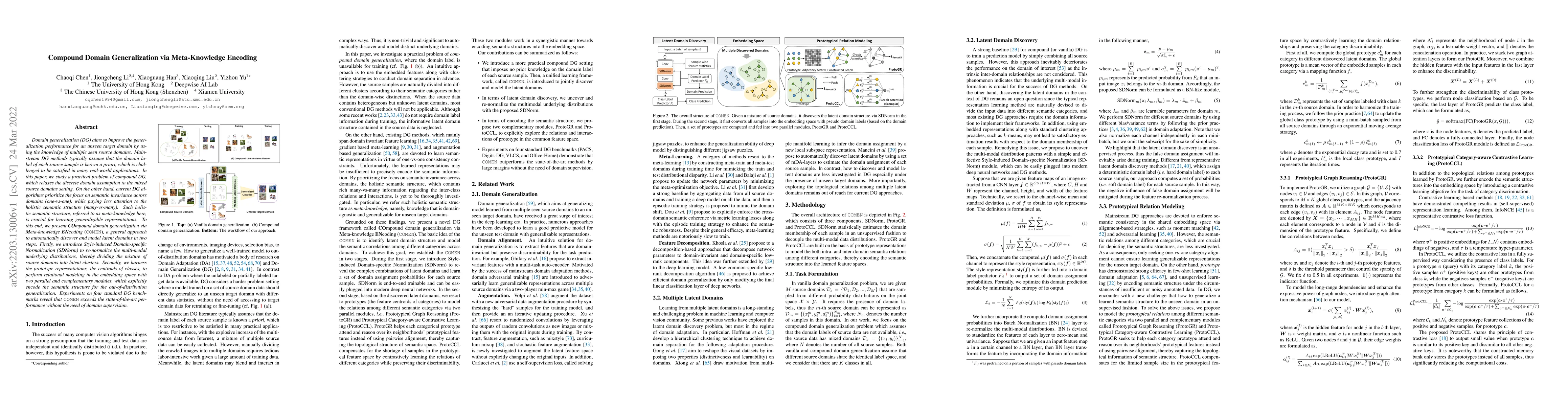 Thumbnail for Compound Domain Generalization via Meta-Knowledge Encoding