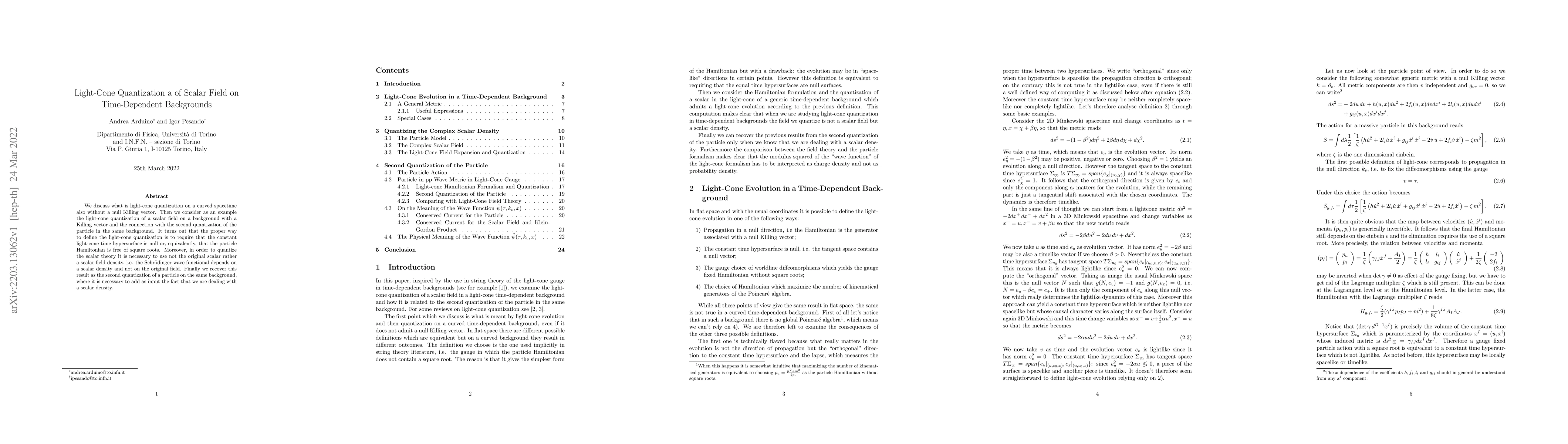 Thumbnail for Light-Cone Quantization a of Scalar Field on Time-Dependent Backgrounds
