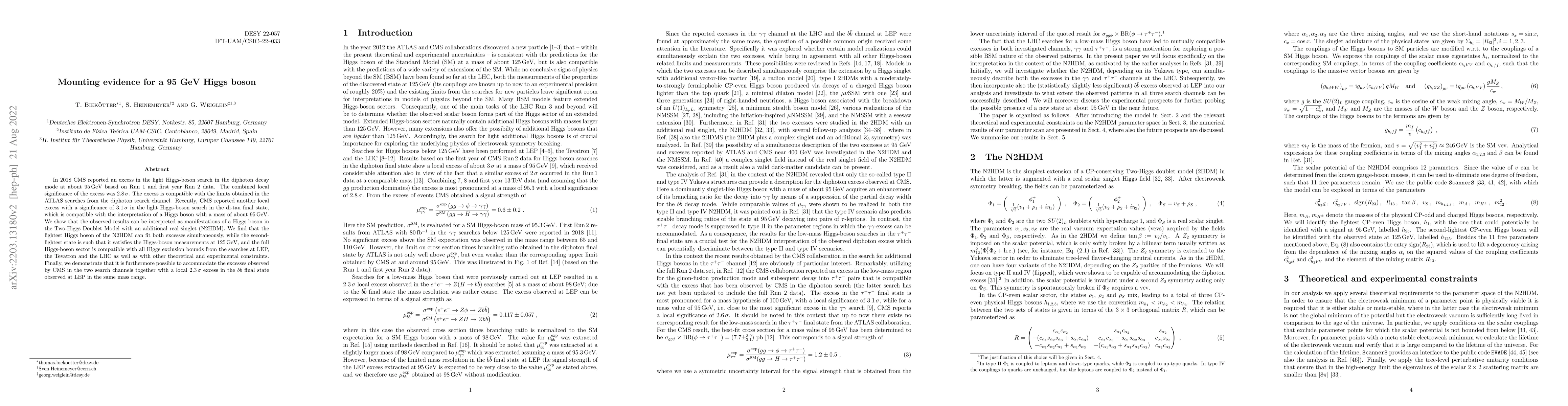 Thumbnail for Mounting evidence for a 95 GeV Higgs boson
