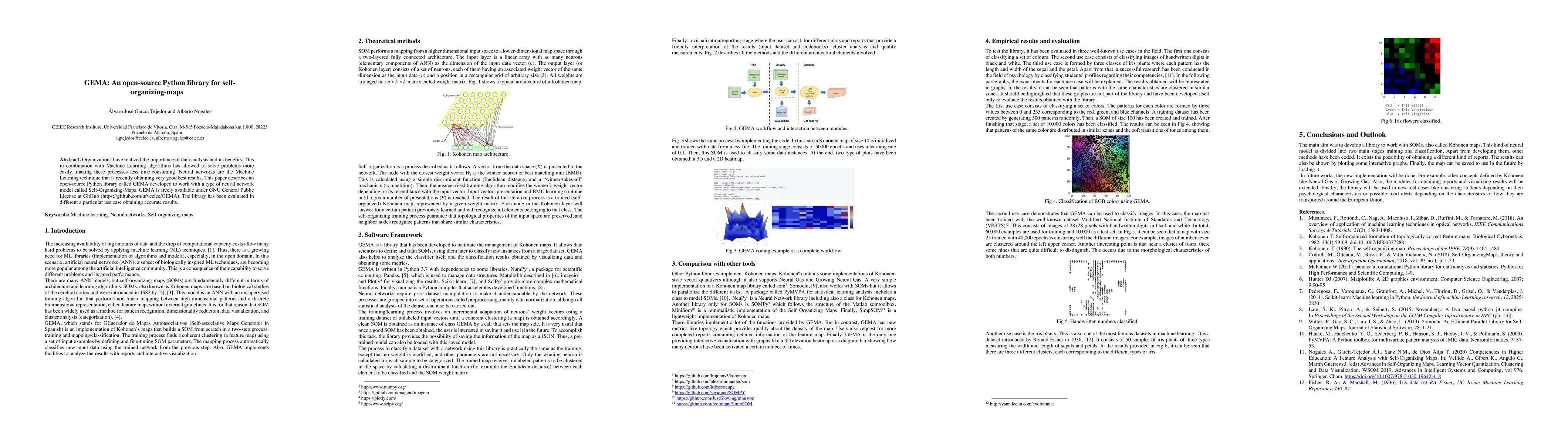 Thumbnail for GEMA: An open-source Python library for self-organizing-maps